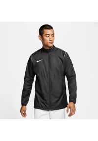 Kurtka Przeciwdeszczowa do biegania Męska Nike Park 20. Kolor: biały, wielokolorowy, czarny. Materiał: syntetyk #1