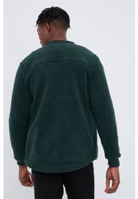 !SOLID Bluza męska kolor zielony gładka. Okazja: na co dzień. Kolor: zielony. Materiał: tkanina. Wzór: gładki. Styl: casual