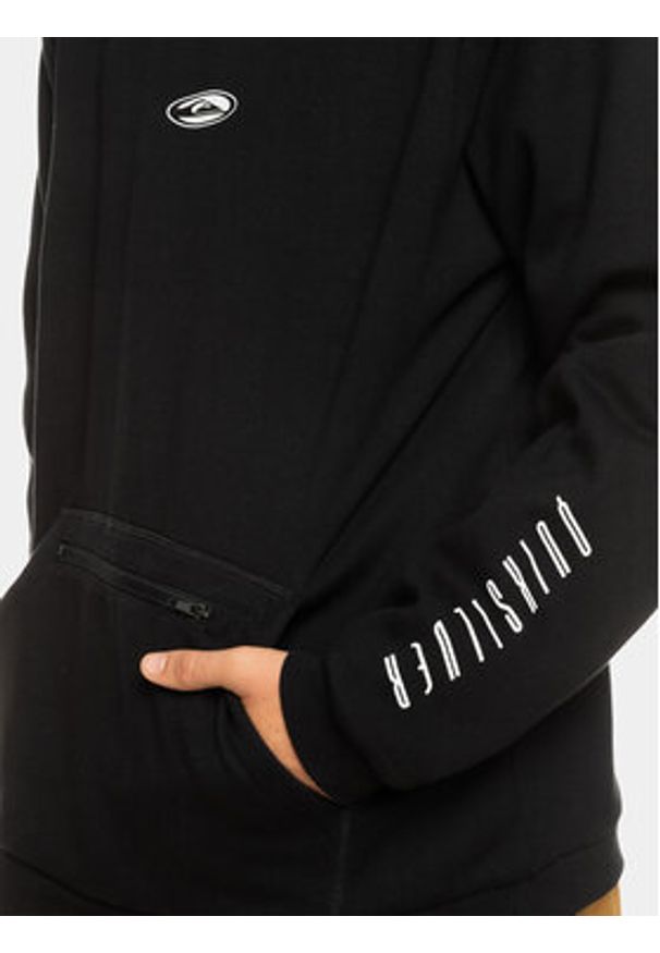 Quiksilver Bluza Big Logo Tech Otlr EQYFT04786 Czarny Regular Fit. Kolor: czarny. Materiał: bawełna