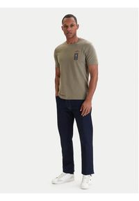 Aeronautica Militare T-Shirt 261TS2534UJ00641 Zielony Regular Fit. Kolor: zielony. Materiał: bawełna #5