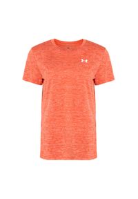 Koszulka treningowa damska Under Armour Tech C-Twist. Kolor: pomarańczowy