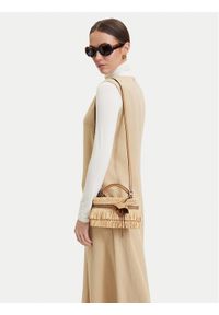 MICHAEL Michael Kors Torebka 32S6SQ1C0W Beżowy. Kolor: beżowy. Materiał: skórzane #1