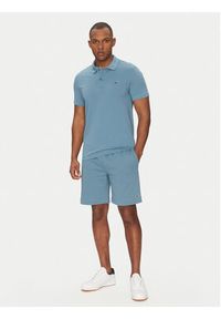 Lacoste Szorty sportowe GH9627 Niebieski Regular Fit. Kolor: niebieski. Materiał: bawełna. Styl: sportowy #4
