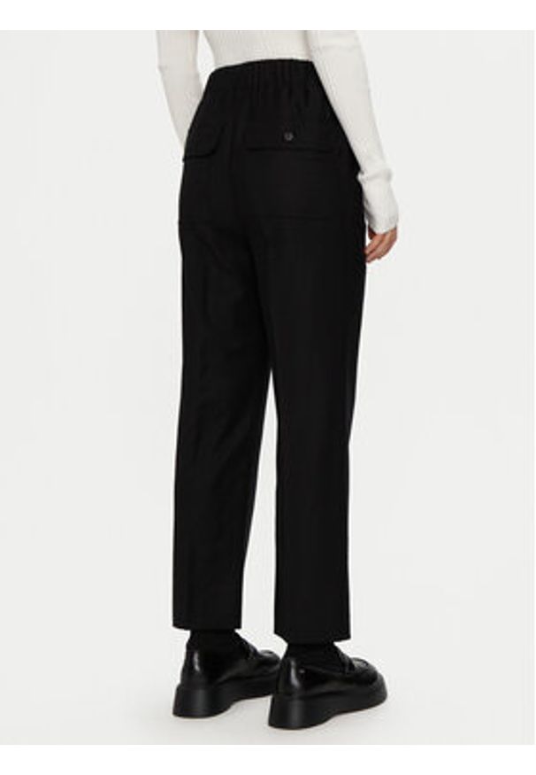 Weekend Max Mara Spodnie materiałowe Hateley 2425136052 Czarny Regular Fit. Kolor: czarny. Materiał: wełna