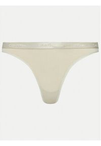 Calvin Klein Underwear Komplet 3 par stringów Thong 3pk 000QD5244E Kolorowy. Materiał: bawełna. Wzór: kolorowy #8