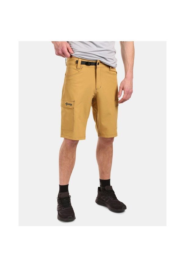 Szorty Kilpi Kilkis. Kolor: żółty. Sport: turystyka piesza
