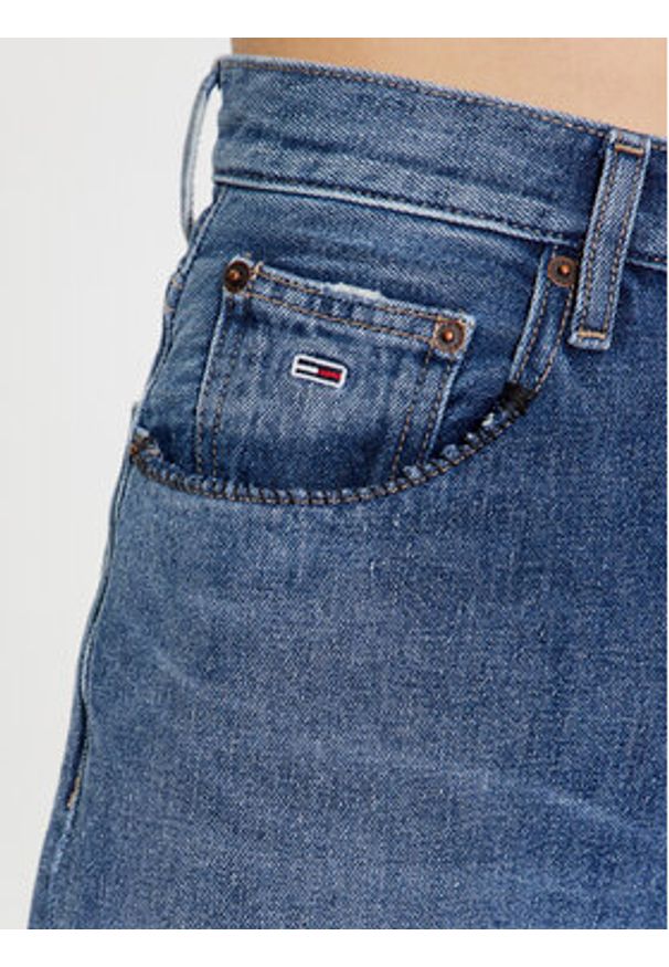 Tommy Jeans Jeansy DW0DW16033 Niebieski Mom Fit. Kolor: niebieski