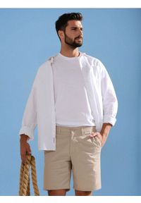 Sinsay - Szorty chino - beżowy. Kolor: beżowy #1