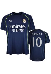 Real Madrid - Koszulka kibica Real Madryt 25-26 Premium z drugim numerem - Mbappé 10. Kolor: niebieski. Sport: piłka nożna #1