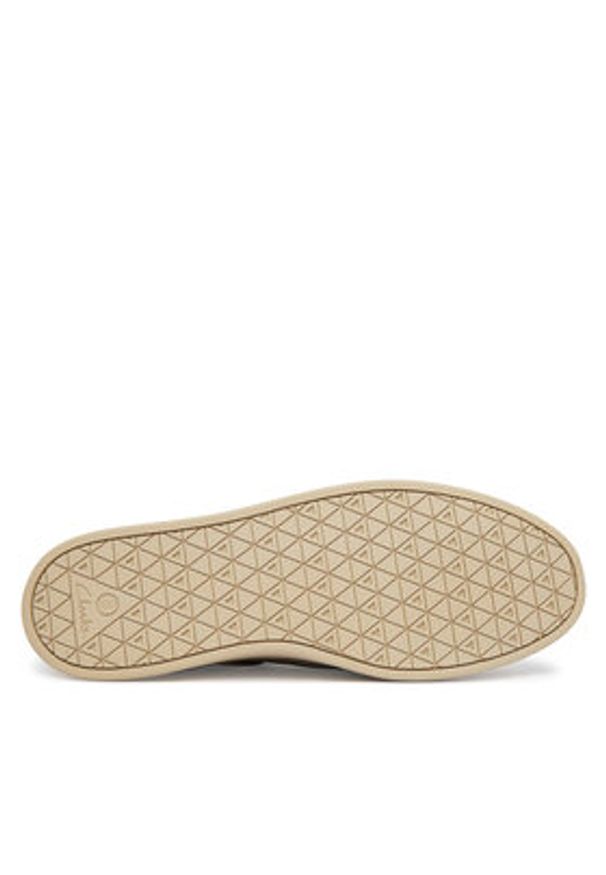 Clarks Sneakersy Lockford Lace 26186195 Szary. Kolor: szary. Materiał: skóra, zamsz