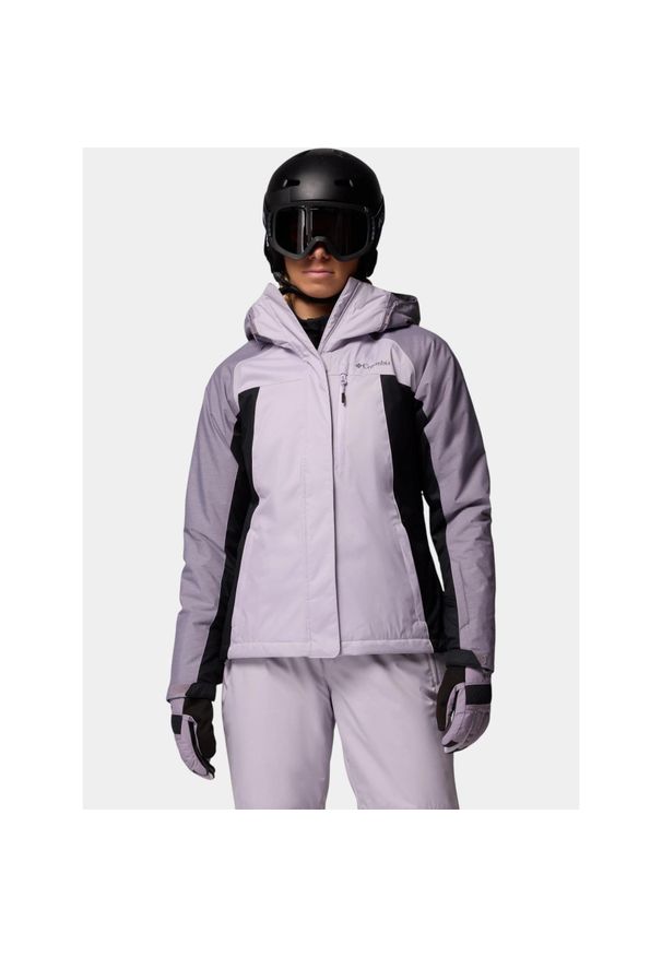 columbia - Kurtka Damska Columbia Snowy Summit. Kolor: szary, fioletowy, wielokolorowy. Sezon: zima. Sport: narciarstwo