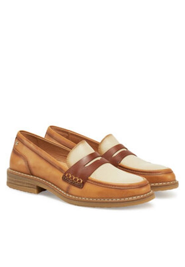 Pikolinos Mokasyny W8J-3541C3 Brązowy. Kolor: brązowy. Materiał: skóra