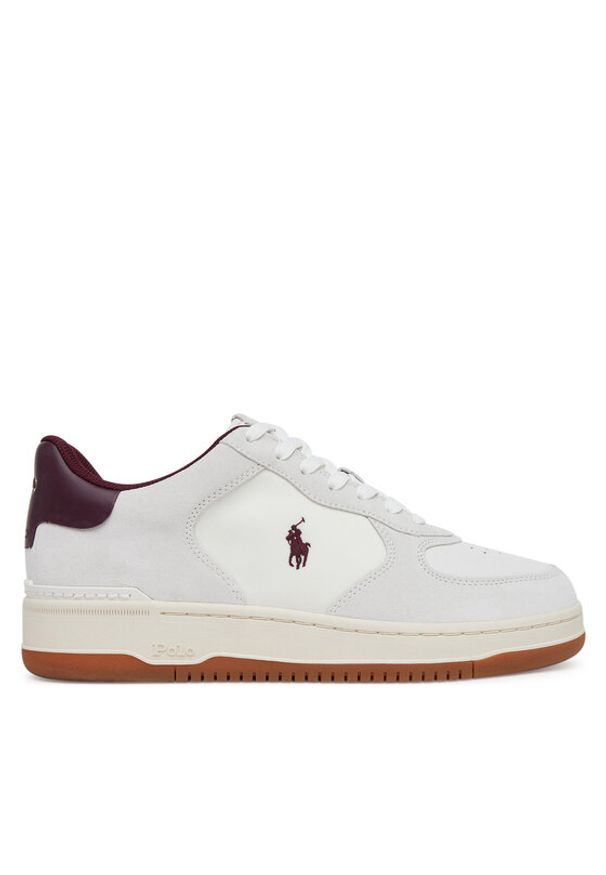 Polo Ralph Lauren Sneakersy 809971482003 Biały. Kolor: biały. Materiał: zamsz, skóra