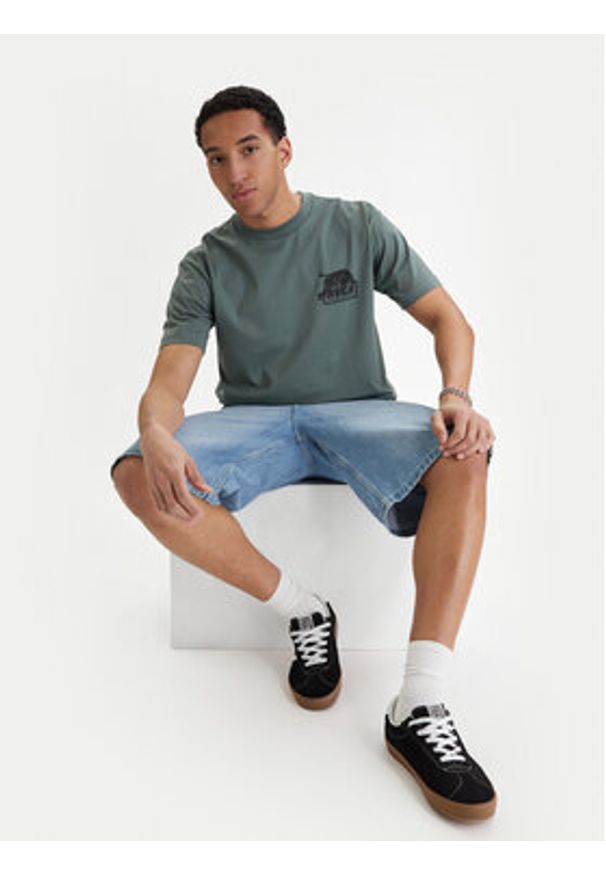 RVCA T-Shirt Penstation EVYZT00280 Zielony Relaxed Fit. Kolor: zielony. Materiał: bawełna