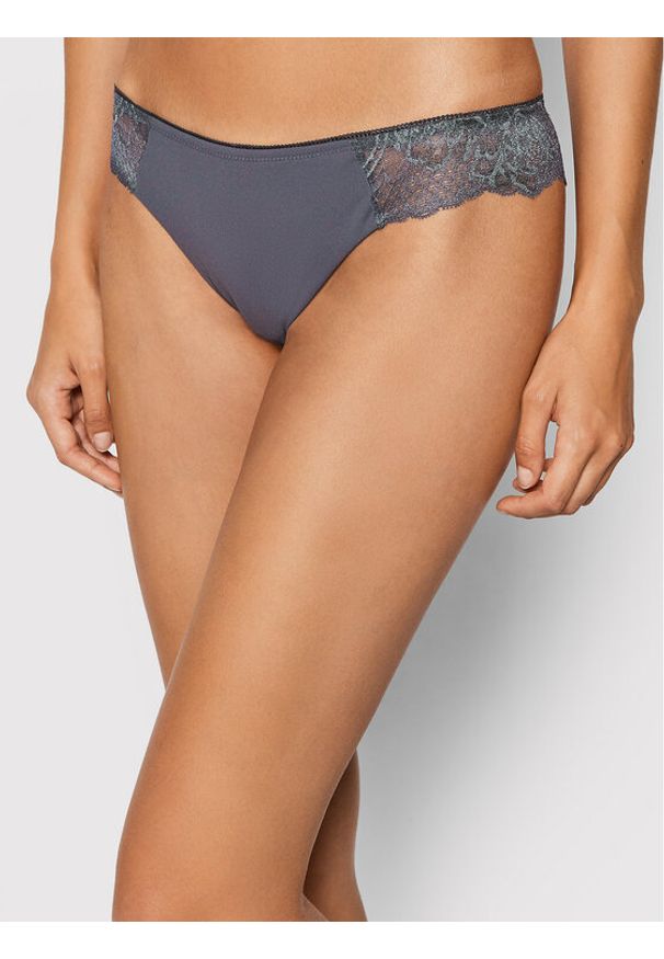 Triumph Figi brazylijskie Wild Peony Florale 10209603 Szary. Kolor: szary. Materiał: syntetyk