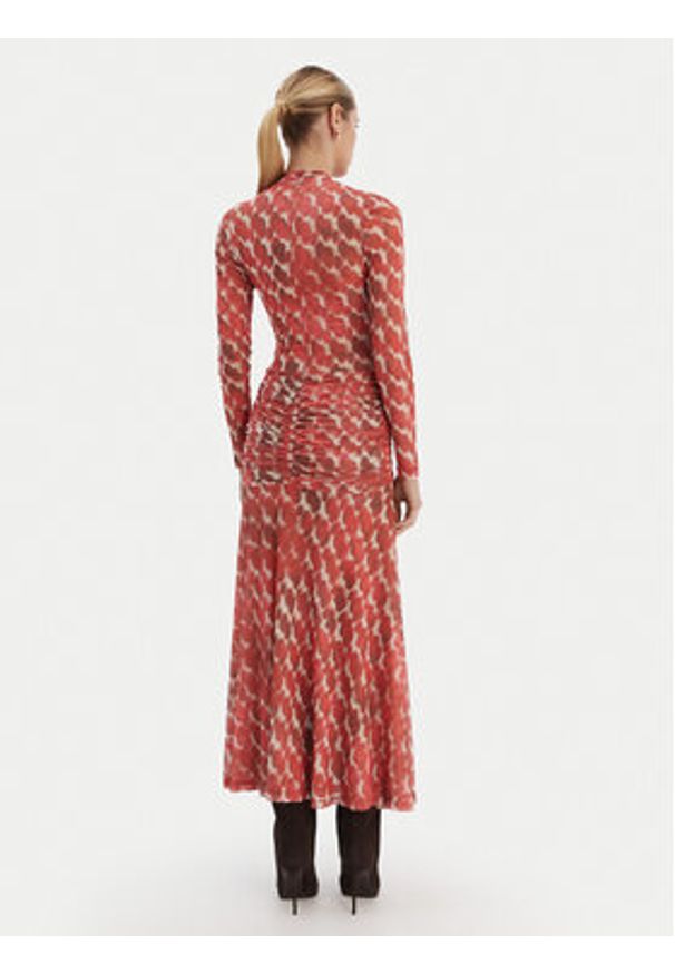 BARDOT - Bardot Sukienka codzienna Lea 58853DB9 Czerwony Slim Fit. Okazja: na co dzień. Kolor: czerwony. Materiał: syntetyk. Typ sukienki: proste. Styl: casual