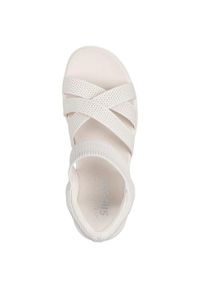 skechers - Sandały Skechers Arya - Cooling Off, Kobiety. Kolor: biały. Materiał: materiał