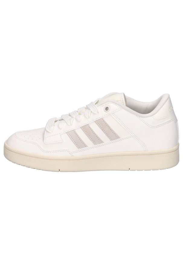 Buty Kobieta Adidas Rapid Court Low biały. Okazja: na co dzień. Kolor: wielokolorowy, biały, beżowy