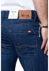 Mustang - SPODENKI MUSTANG 5 Pocket Short DENIM BLUE 1007373 5000 580. Materiał: denim #3