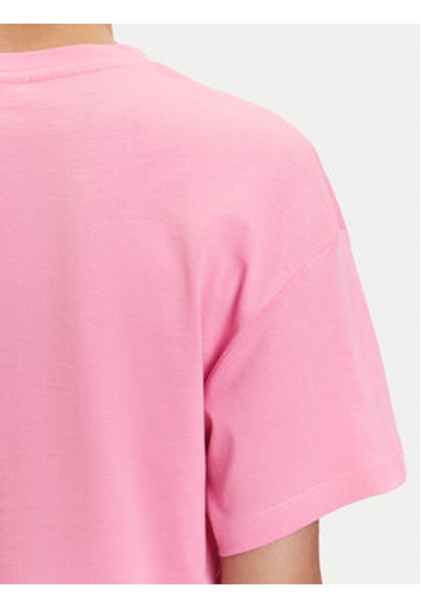 Marc O'Polo Denim T-Shirt 500 0006 825 Różowy Relaxed Fit. Typ kołnierza: polo. Kolor: różowy. Materiał: bawełna
