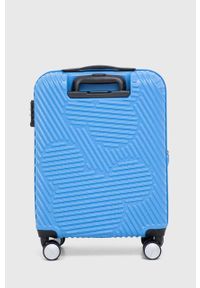 AMERICAN TOURISTER - American Tourister walizka x Disney kolor niebieski. Kolor: niebieski. Materiał: włókno, materiał. Wzór: motyw z bajki #2