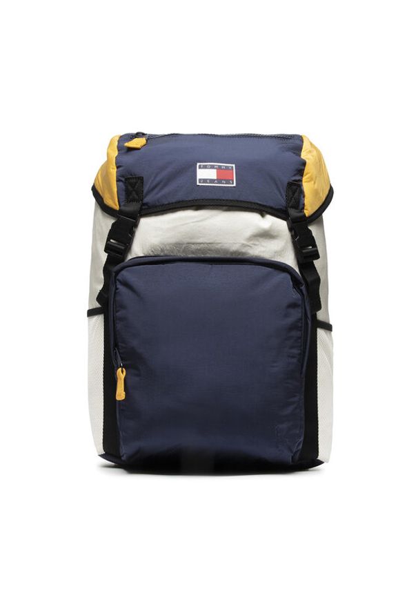 TOMMY HILFIGER - Tommy Hilfiger Plecak Tjm Travel Flap Backpack AM0AM08560 Granatowy. Kolor: niebieski. Materiał: materiał