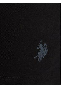 U.S. Polo Assn. Komplet 2 t-shirtów 80196 Czarny Regular Fit. Typ kołnierza: polo. Kolor: czarny. Materiał: bawełna #5
