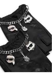 Karl Lagerfeld - KARL LAGERFELD Rękawiczki B3W33034 Czarny. Kolor: czarny. Materiał: skóra #3