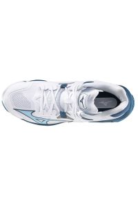 Buty do siatkówki Mizuno Wave Lightning Z8 Mid M V1GA240521 białe. Zapięcie: sznurówki. Kolor: biały. Materiał: guma, syntetyk. Model: Mizuno Wave. Sport: siatkówka