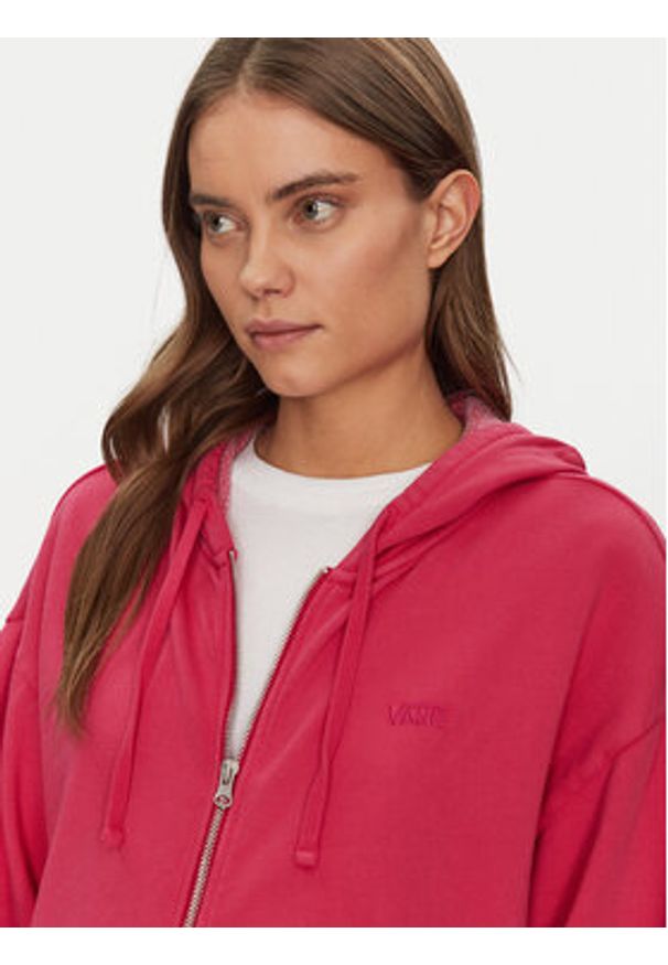 Vans Bluza VN000GGBC9L1 Różowy Oversize. Kolor: różowy. Materiał: syntetyk