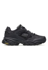 skechers - Skechers Sneakersy Vigor 3.0 237145/BBK Czarny. Kolor: czarny. Materiał: skóra