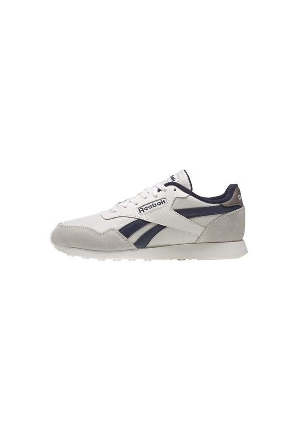 Buty do chodzenia męskie Reebok Royal Ultra. Kolor: biały, wielokolorowy, niebieski, szary. Materiał: zamsz, nylon, materiał. Szerokość cholewki: normalna. Model: Reebok Royal. Sport: turystyka piesza