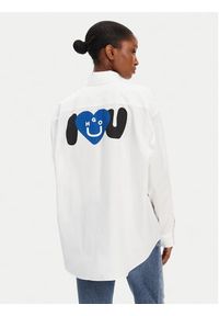 Hugo - HUGO Koszula Elisana 50542985 Biały Relaxed Fit. Kolor: biały. Materiał: bawełna #4