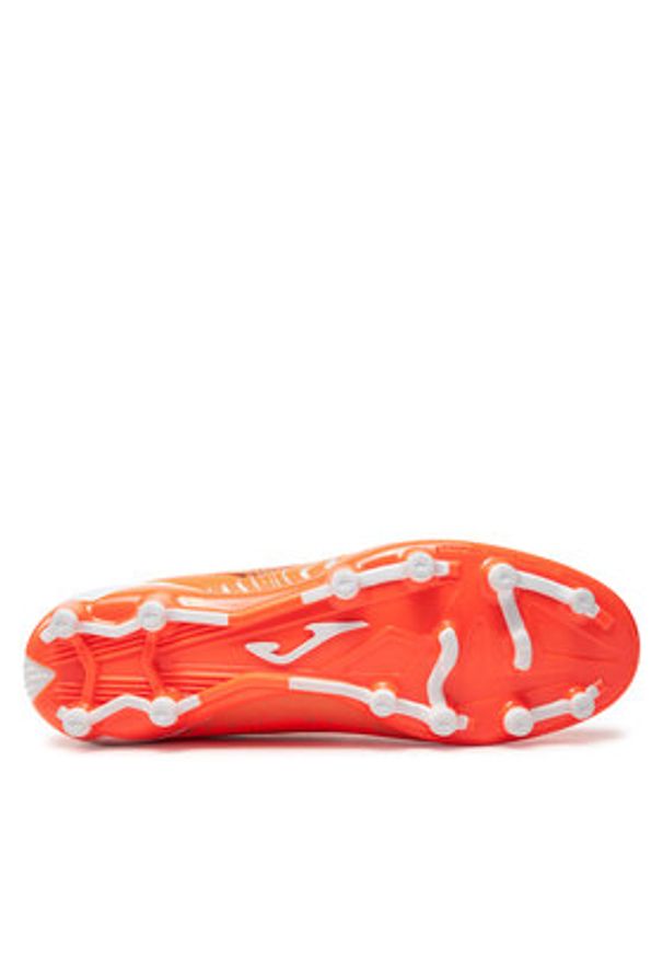 Joma Buty do piłki nożnej Evolution Firm Ground EVOW2408FG Pomarańczowy. Kolor: pomarańczowy. Materiał: skóra