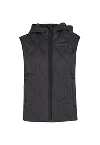 Damska kurtka bez rękawów Urban Classics Super Light. Kolor: czarny. Materiał: materiał, puch. Długość rękawa: bez rękawów #1