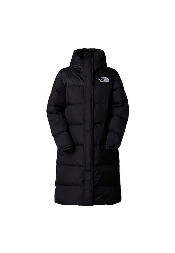 Kurtka The North Face Nuptse 0A832K4H01 - czarna. Kolor: czarny. Materiał: puch, poliester. Długość: długie. Sezon: lato. Styl: klasyczny, street. Sport: wspinaczka
