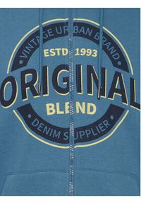 Blend Bluza 20716033 Niebieski Regular Fit. Kolor: niebieski. Materiał: syntetyk
