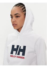 Helly Hansen Bluza Logo 2.0 34460 Biały Regular Fit. Kolor: biały. Materiał: bawełna