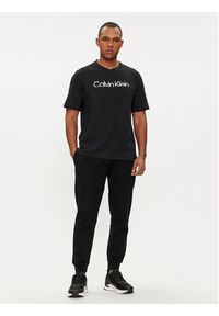 Calvin Klein Performance T-Shirt 00GMS4K190 Czarny Regular Fit. Kolor: czarny. Materiał: bawełna #3
