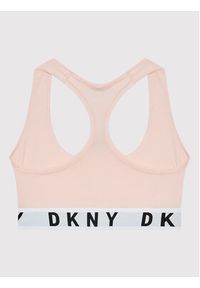 DKNY Biustonosz top DK4519 Różowy. Kolor: różowy. Materiał: bawełna