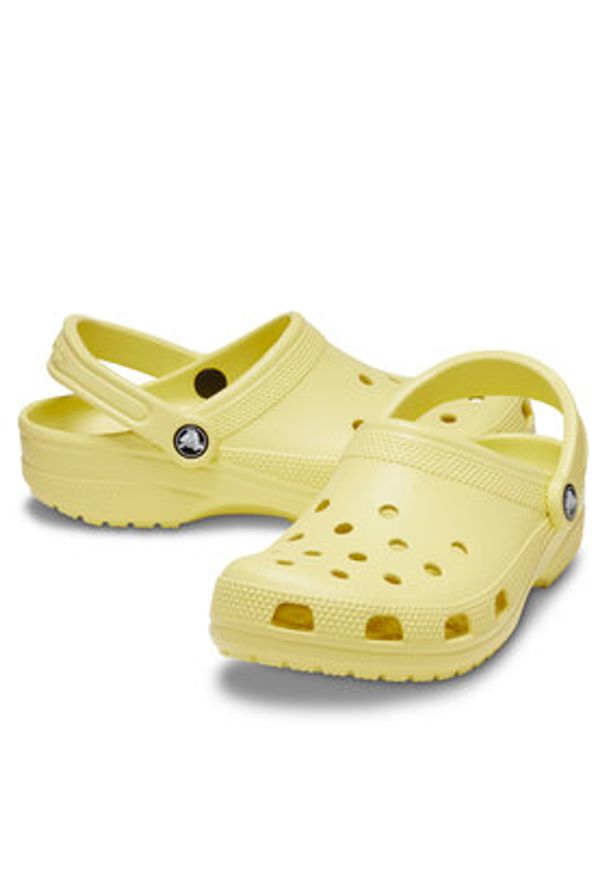 Crocs Klapki Classic Clog 10001 Pomarańczowy. Kolor: żółty