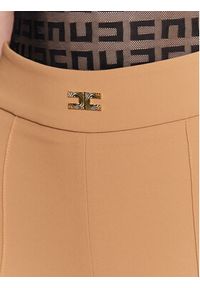 Elisabetta Franchi Spodnie materiałowe PA-054-31E2-V250 Beżowy Slim Fit. Kolor: beżowy. Materiał: materiał, syntetyk #5