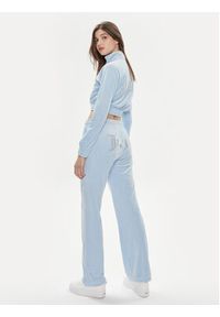 Juicy Couture Bluza Tasha JCWCT24306 Błękitny Slim Fit. Kolor: niebieski. Materiał: syntetyk