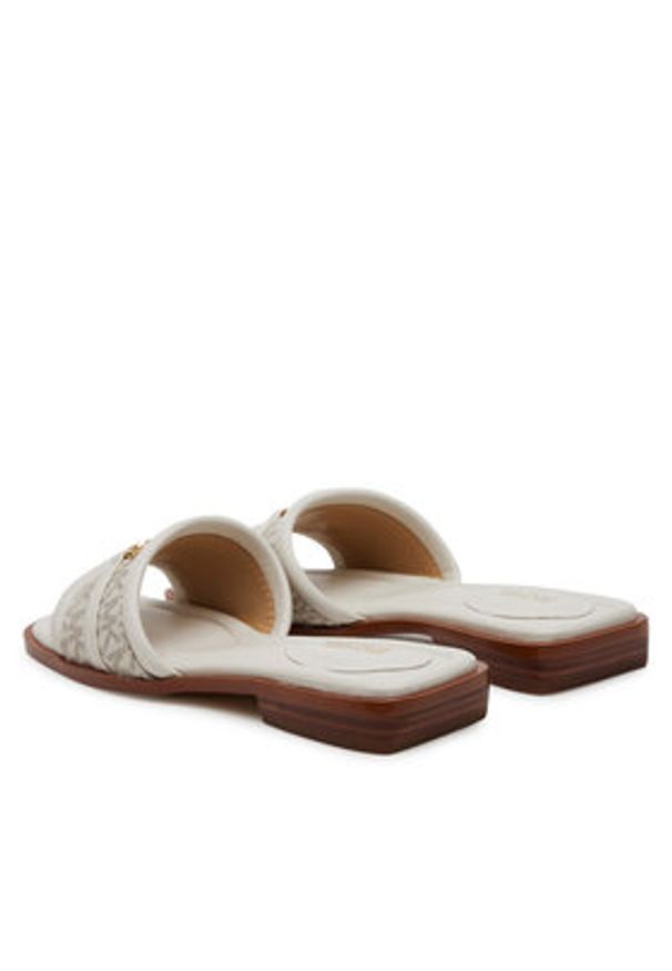 MICHAEL Michael Kors Klapki Mandy 40R5MAFS1B Écru. Kolor: kremowy. Materiał: syntetyk, materiał