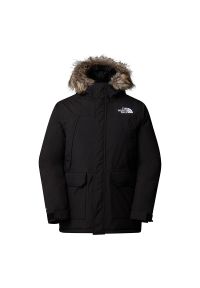 Kurtka The North Face McMurdo 0A5GJF4H01 - czarna. Kolor: czarny. Materiał: futro, puch, nylon. Sezon: zima