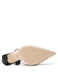 Pinko - PINKO Sandały Basilico Sligback AL 22-23 BLKS1 1H2138 A074 Czarny. Kolor: czarny. Materiał: materiał #6