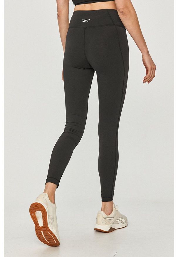 Reebok - Legginsy. Kolor: czarny