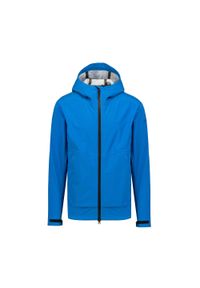 Kurtka męska Dolomite Cristallo Hooded 3L. Kolor: niebieski. Sport: turystyka piesza