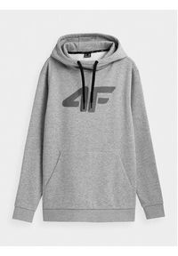 4f - 4F Bluza 4FAW23TSWSM694 Szary Regular Fit. Kolor: szary. Materiał: bawełna #7