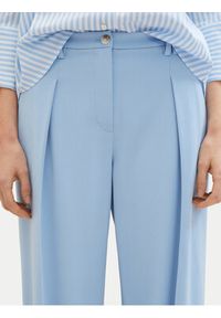 Tom Tailor Spodnie materiałowe 1040686 Niebieski Wide Leg. Kolor: niebieski. Materiał: wiskoza #6